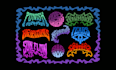 draw psychedelic, stoner rock, trippy art style logo
