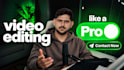 do professional video edit, youtube video editing