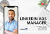 be your linkedin ads manager