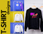 design creative t shirts and merchandise in bulk
