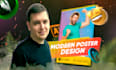 modern poster or flyer design for your event