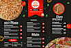 design digital food menu, burger flyer, poster, pizza, hotel menu