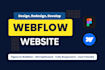 design, redesign, or develop webflow website, webflow expert