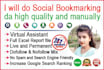 do social bookmarking da high quality and manually