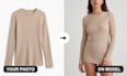 create on model apparel photos from your product shots