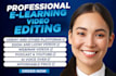 do zoom video editing, webinar, loom, elearning or online course videos
