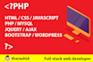 be your custom website developer in php, html, css, mysql