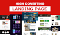 build wordpress landing page design or elementor landing page by elementor pro