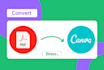 convert PDF to canva