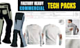 design clothing tech packs and fashion colorway mockups