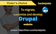 develop or update drupal website and be your drupal expert