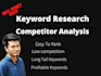 do deep SEO keyword research and competitor analysis