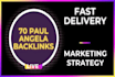 do 70 high da paul angela profile backlinks