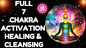 perform chakra cleanse and balance healing