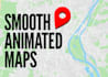 make customised map animations in after effects
