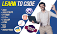 be your online tutor in python, java, javascript, cplus html,  php and math