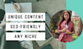 write unique and attractive SEO content