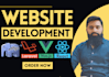 develop or fix PHP, laravel, codeigniter, vuejs, reactjs websites