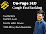 do complete onpage SEO for google top ranking