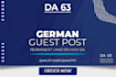 write and publish guest post on HQ german sites