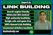 build contextual dofollow backlinks white hat SEO link building for any website
