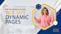 design your wix dynamic pages to make the site faster