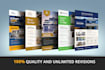 design real estate, property, construction flyer in 6 hours