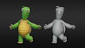 create 3d character modelling from blender