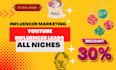 collect youtube influencer lead and data extraction and uk influencer