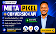 setup facebook pixel conversion api, ga4 server side tracking with gtm