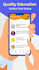 develop education app, online test series, PDF, live classes
