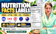 create your fda compliant labels generator nutrition facts labels