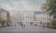 do post digital architectural visualization collage style