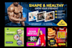 design attractive social media posts, banners, ads