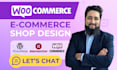design an elementor website, woocommerce online store, or wordpress shop