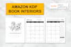 design low or no content interior for amazon KDP