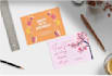 design personalized greeting cards and envelopes
