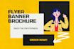 design awesome flyer banner brochure