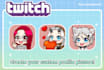 create a cute and custom chibi anime profile picture for you