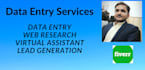 do data entry ,web research and lead generation in 24 hours