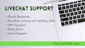 be your virtual assistant and manage live chats