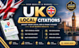 do 350 UK local citations and directory submission for local SEO