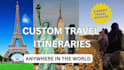 create a custom travel itinerary for your dream vacation