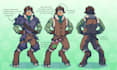 design characters and their outfits