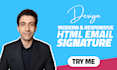 create a responsive HTML email signature for gmail outlook