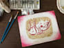 paint your desired calligraphy