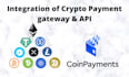 integrate crypto payment gateway into your elegant website