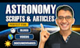 do SEO blog writing for astronomy and science websites