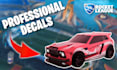 design your professional rocket league decal