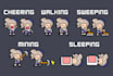 draw you a posed danganronpa pixel sprite